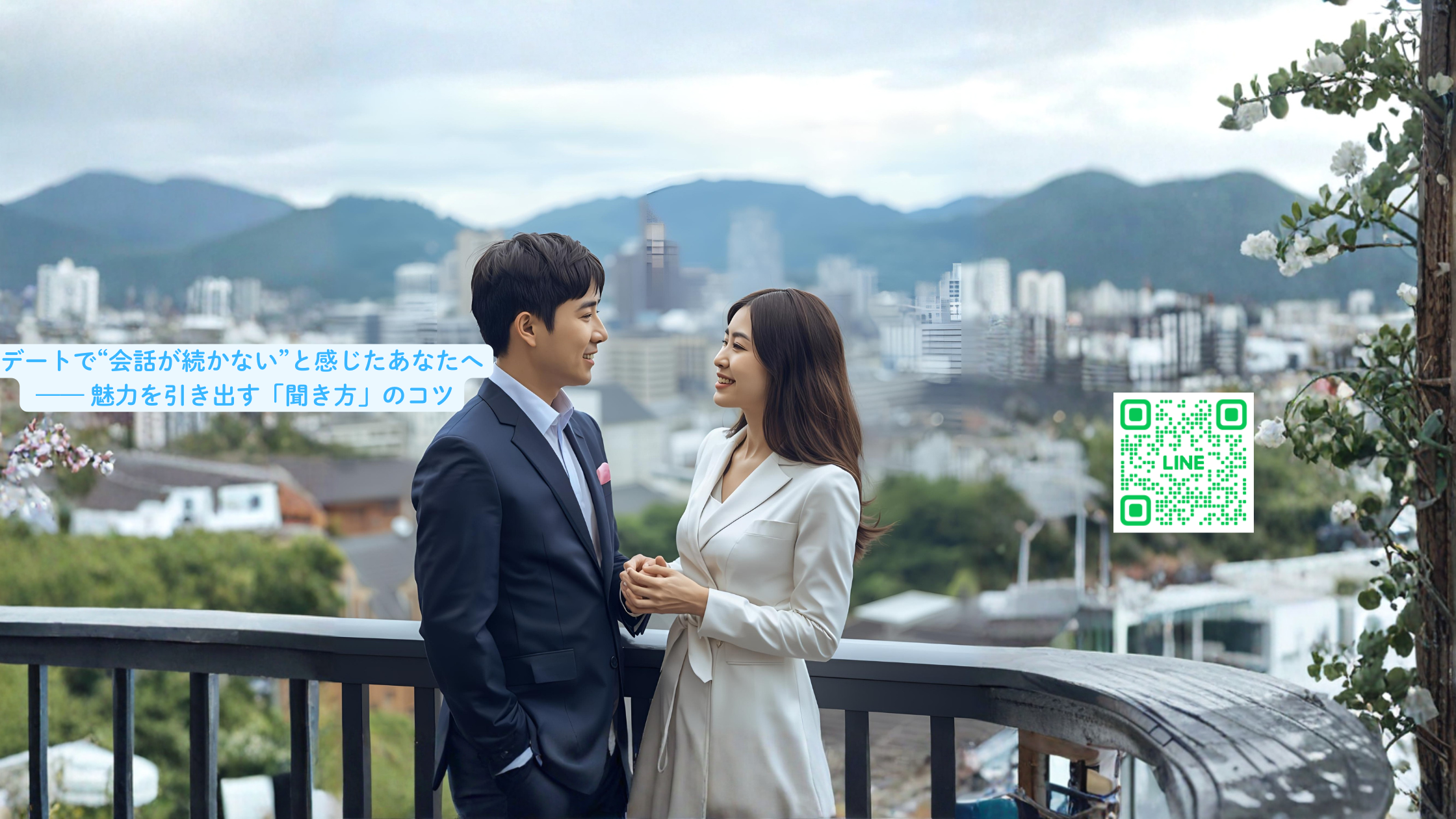 デートで“会話が続かない”と感じたあなたへ —— 魅力を引き出す「聞き方」のコツ